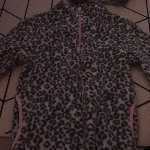 Girl jacket leopard